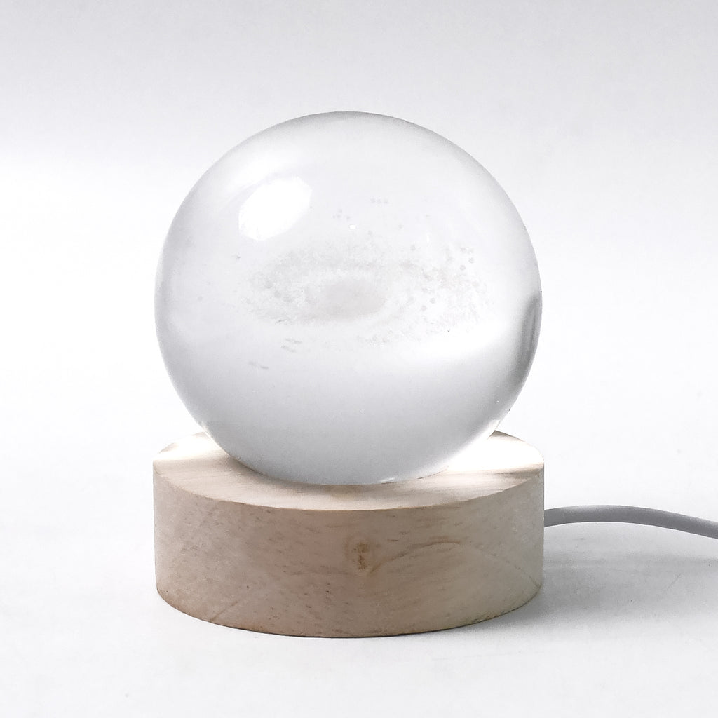 3d Crystal Ball Lamps With Base (1 Pc)