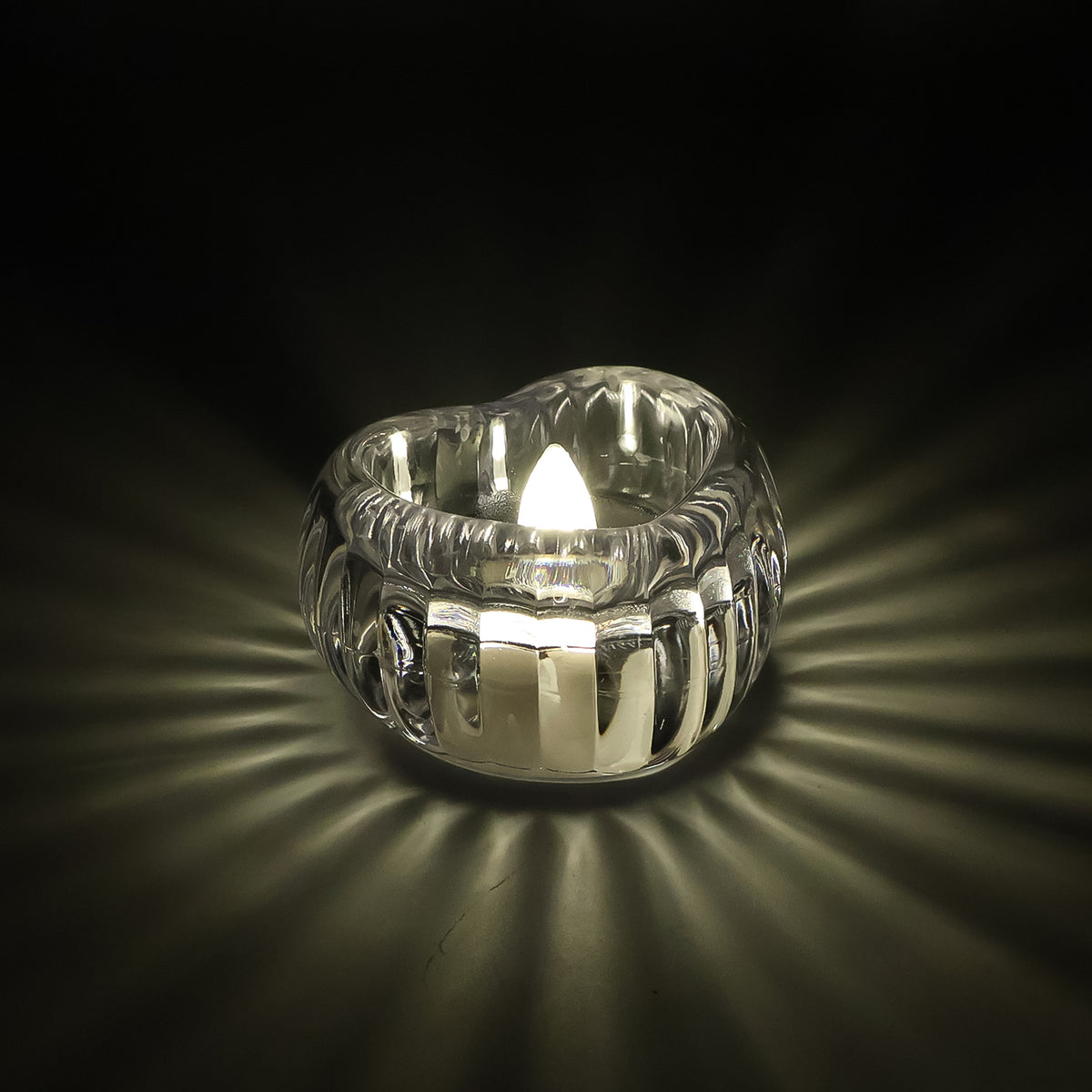 Led Crystal Tealight Decorative Flameless Candles (6 Pc)